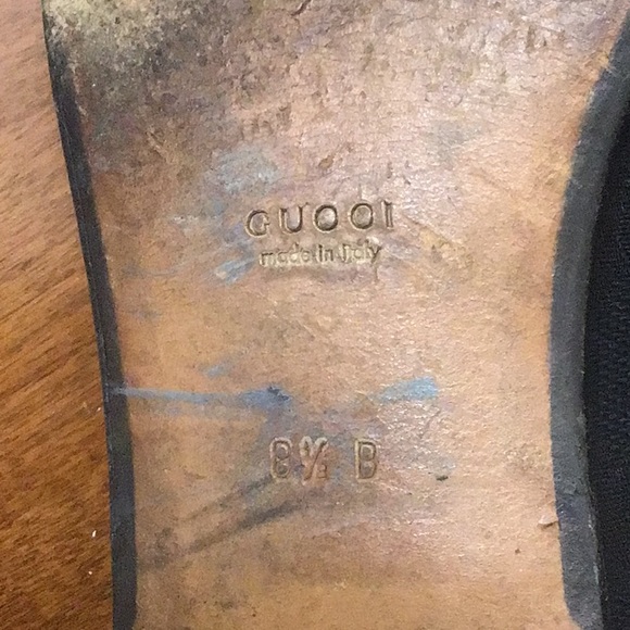 Gucci Blue Fabric Loafers - Picture 10 of 15